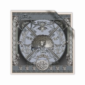 duża jedwabna apaszka Flaner w Pałacu Poznańskich