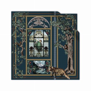 duża jedwabna apaszka  Flaner u Kindermanna